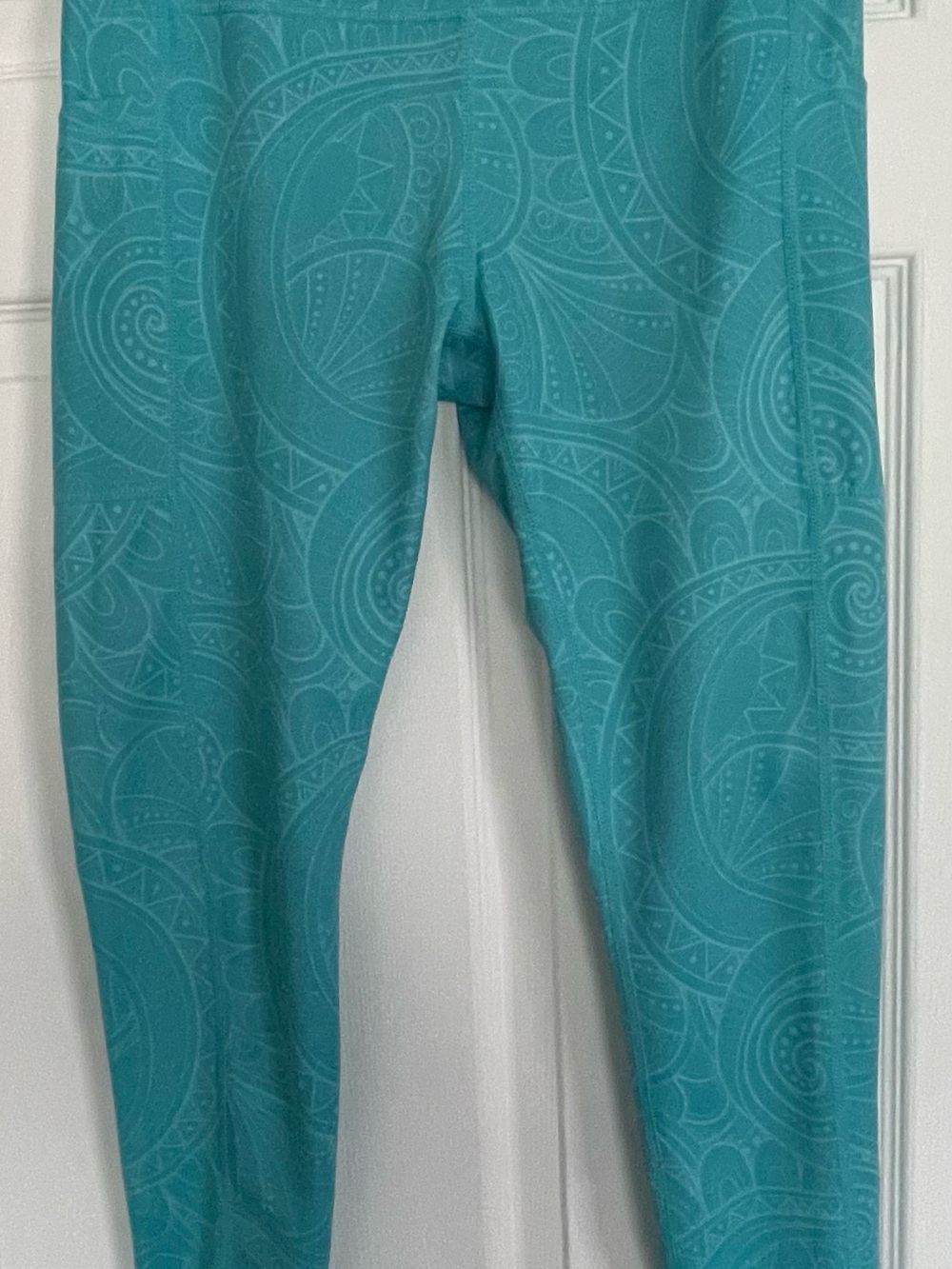 Constantly Varied Gear Teal Patterned Leggings